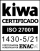 Kiwa Certificado ISO 27001 1430 - 5/21